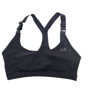 TLF‎ Sports Bra Womens Size M Black Take Life Further